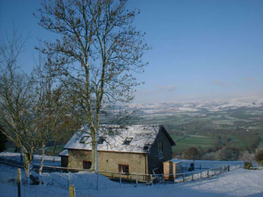 Hafod in the Snow.